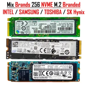256 GB SSD M.2 & Nvme Mix 20 pcs